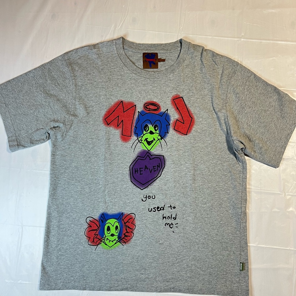 Marc Jacobs Gray and Red Short Sleeve Tee